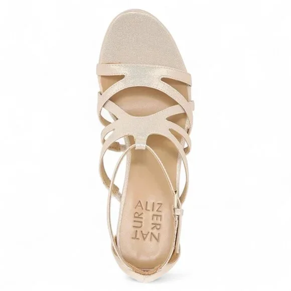 Naturalizer Neona Womens Faux Leather Heel Platform Sandals - Picture 2 of 5